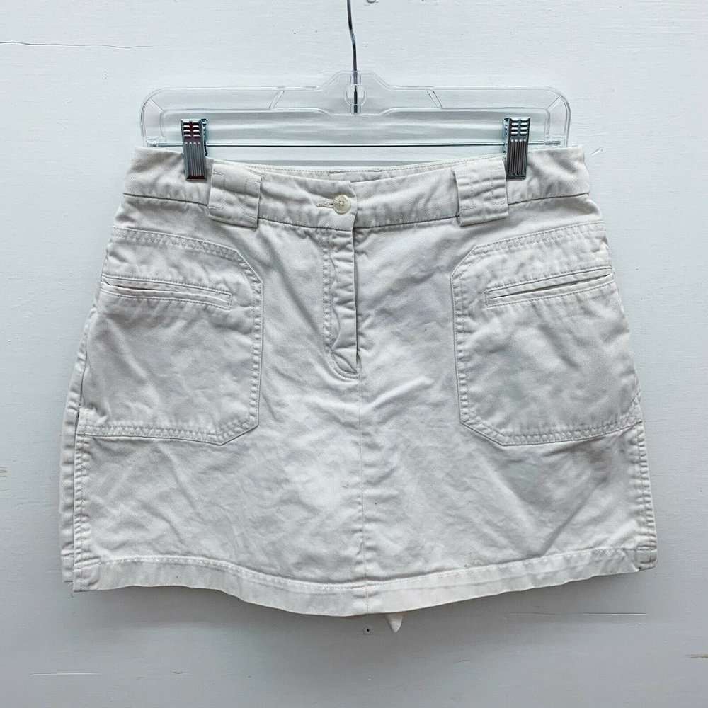 Herman Geist Vintage 90s Sport Khaki Utility Skirt